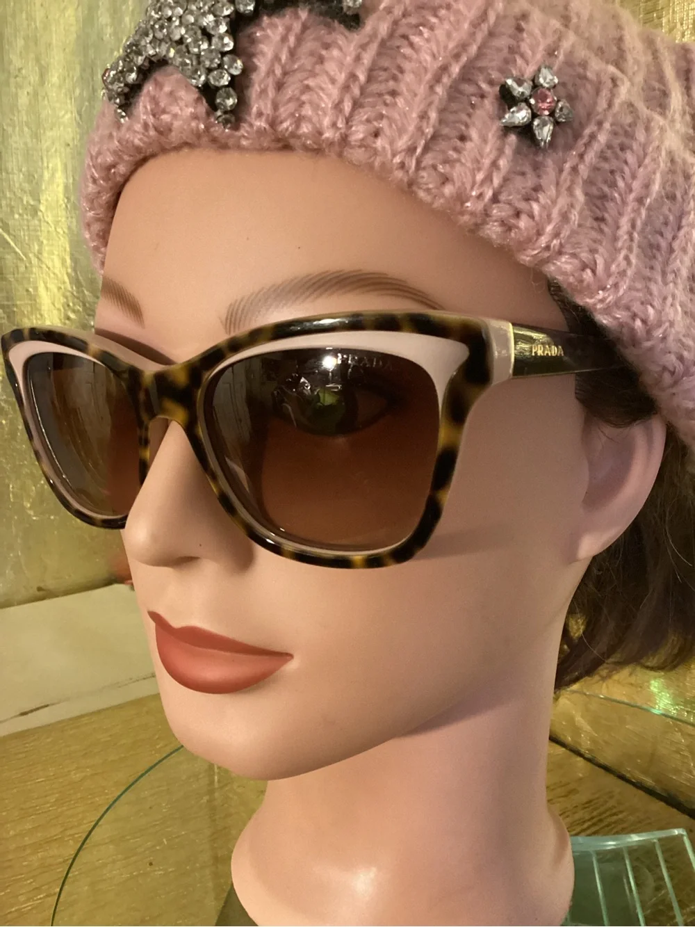 Retro cat eye charm Taylor Swift in Prada PR16PS Malizy 54mm